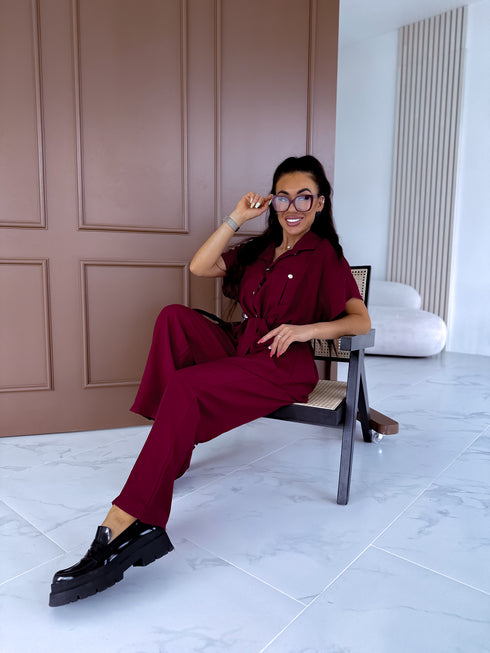 ELYNDI LUX set "KOLKA" - BURGUNDY